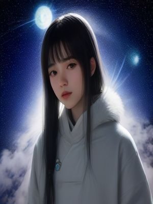 冲田星力资讯主编林晓星的工作照，坐在电脑前认真审阅冲田杏梨相关资讯内容，表情专注，背景为整洁的书架